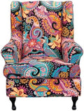 NILUOH Wingback Chair Covers 2-Piece, Armchair Slipcovers by NILUOH