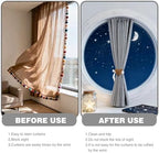 2 Pack Cartoon Bears Curtain Tiebacks, Cute Cartoon Animal Curtain Holdbacks - Image 5