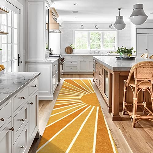 Lahome Boho Sun Runner Rug 2x8, Non-Slip and Washable - Image 4