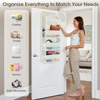 2 Pcs Over The Door Organizer Large Capacity Hanging Storage Room Organizer - Image 6