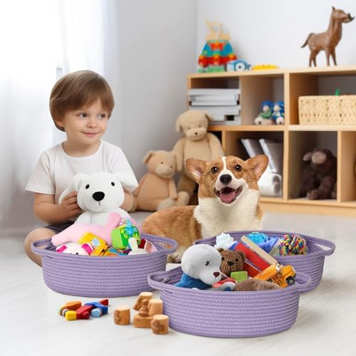 Basket for Gifts Empty, Gift Basket Empty, Kids Dog Cat Toy Bin Box, Cute Baby - Image 4