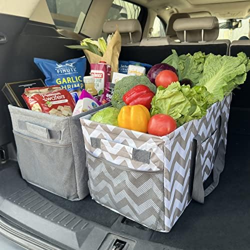Extra Large Utility Tote Bag, Reusable Grocery Bags Foldable, Upgraded Metal - Image 2