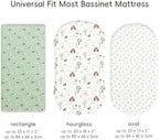 david's kids 3 Pack Bassinet Sheets, Ultra Soft Breathable Comfortable Baby - Image 7