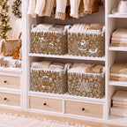 4 Pack Christmas Storage Bin Collapsible Large Christmas Gingerbread Storage - Image 6