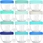 Youngever 18 Sets Baby Food Storage, 6 Ounce Baby Food Containers by Youngever