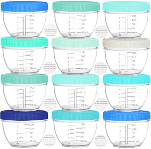 Youngever 18 Sets Baby Food Storage, 6 Ounce Baby Food Containers by Youngever