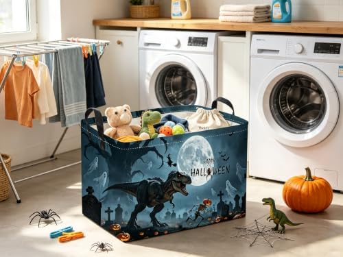 Sanjiaofeng Rectangular Dinosaur Halloween Baskets, Waterproof Foldable - Image 6