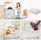 8x10 Area Rugs for Living Room: Washable Bedroom Rug Non Slip Boho Carpet - Image 6