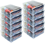 10-Pack X-Large Heavy Duty Vinyl Zippered Storage Bags by OrehHomewares