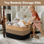Goodpick 75L Large Woven Blanket Basket - Image 4