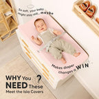 2-Pack Baby Changing Pad Cover for Girl - Image 2