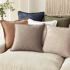 Foindtower Decorative Linen Fringe Throw Pillow Covers Cozy Boho Farmhouse - Image 7
