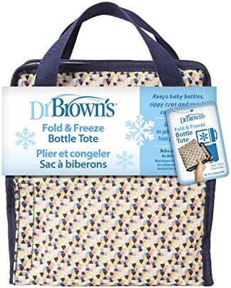 Dr. Brown’s Fold & Freeze Bottle Tote, Breastfeeding Essential Cooler Bag by Unknown