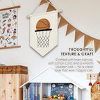 Wheatwin Boys Room Decor, Basketball Sports Wall Hanging Pennant Flag Banner - Image 6