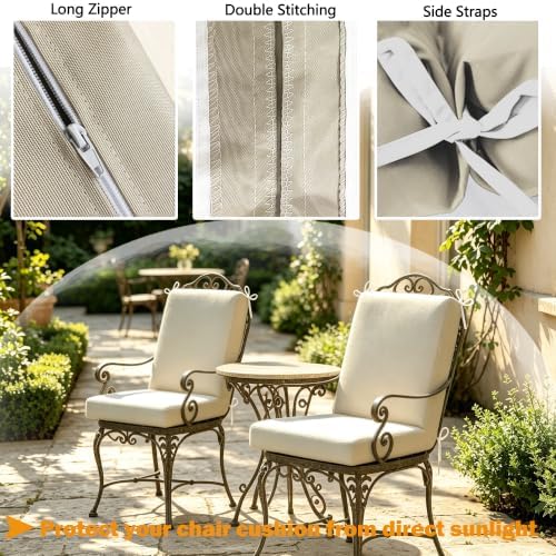 Outdoor High Back Chair Cushion Cover 44x20x4in - Image 4