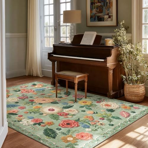 4x6 Bedroom Area Rug Washable: Throw Rugs - Image 2