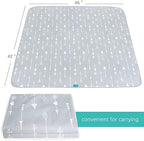 Splat Mat 2 Pack for Under High Chair Waterproof Splash Mat 42''×46'' - Image 5