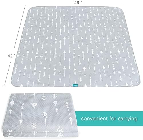 Splat Mat 2 Pack for Under High Chair Waterproof Splash Mat 42''×46'' - Image 5