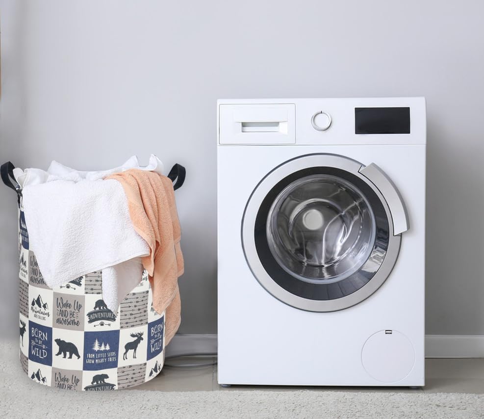 Kids Laundry Hamper, Animal Laundry Basket Collapsible Nordic Style Storage - Image 4