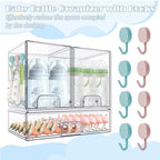 Baby Bottle Organizer with Hooks - Image 3