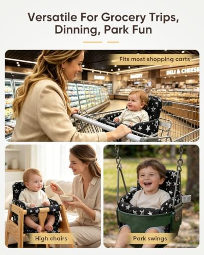 Padded Shopping Cart Seat Cover - Image 4