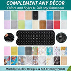 ENKOSI Non-Slip Bath Mat and Shower Mat 40x16 Extra Long - Image 6