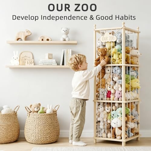 Stuffed Animal Storage, Anti-Tip Design - Image 2