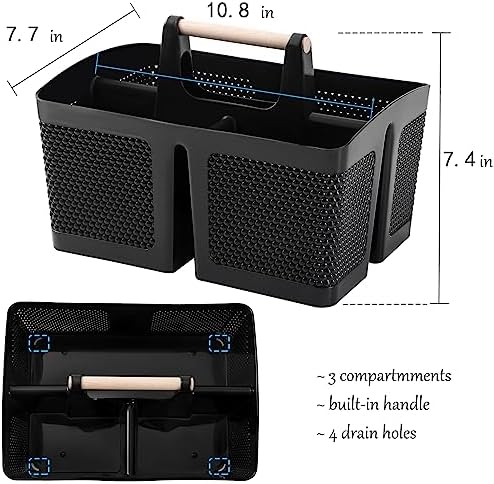 rejomiik Portable Shower Caddy Basket Plastic Cleaning Caddy Organizer Storage - Image 3