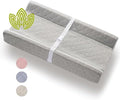 Organic Cotton Covered Contoured Baby Changing Pad | Waterproof Foam Mattress by Modera