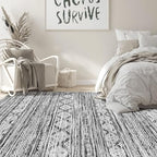 Nakagishi 9x12 Area Rugs Living Room: Washable Large Neutral Soft Rug Stain - Image 6