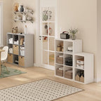 Furinno CUBICLE 6-Cube Book Shelf, Extra Thick Frame Bookshelf - Image 6
