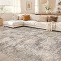 Nakagishi Boho 9x12 Area Rug Living Room Rugs Machine Washable Brown Grey by NakagishiAreaRug