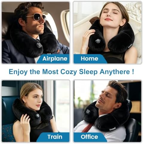 Keemall Portable Inflatable Travel Neck Pillow - Image 4