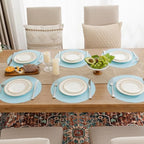 SHACOS 100 pcs Round Paper Placemats Disposable 13 inch Colored Paper - Image 7