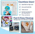 Graco Baby Disposable Splat Mats, 30 Sheets - Image 6