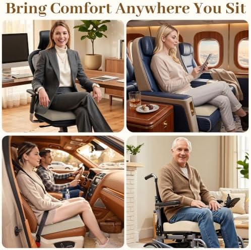 TranquilRelax XL Memory Foam Seat Cushion - Image 6