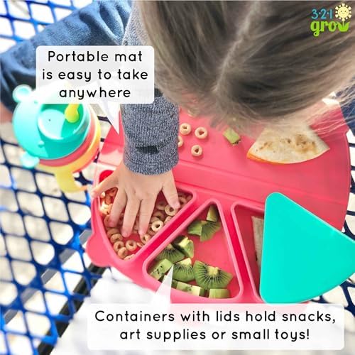 Silicone On-The-Go Snack Mat – Foldable Reusable Placemat - Image 5