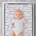 The Peanutshell Baby Girl or Boy Changing Pad Covers Set of 3 - Image 5