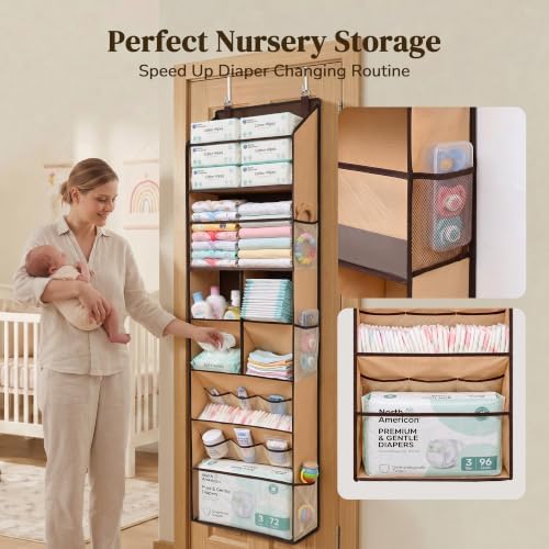 6-in-1 Over Door Hanging Organizer - Image 3
