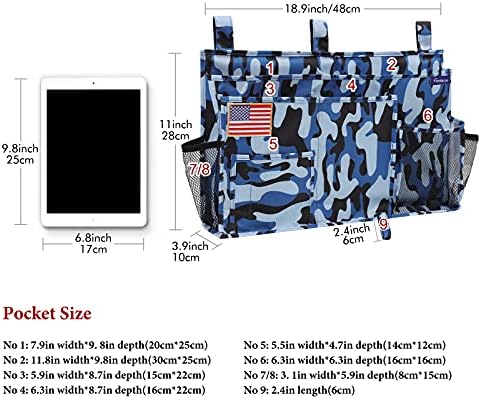 Surblue Bedside Caddy Hanging Organizer Storage Bag Pocket - Image 5