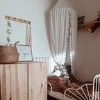 Bed Canopy with Frills Reading Nook Game Tent - Image 2