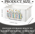 Marsui 1 Pcs TBR Basket Book Bin I Have No Shelf Control, Fresh Color - Image 3