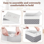 Fab totes Storage Bins Foldable Storage Baskets - Image 4