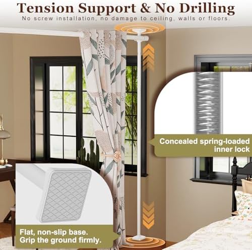 Goovilla Room Divider for Room Separation, 4-10ft 28-171inch - Image 4