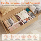 Lifewit 4" High Upgrade Drawer Divider, Adjustable Drawer Organizer Clothes - Image 5