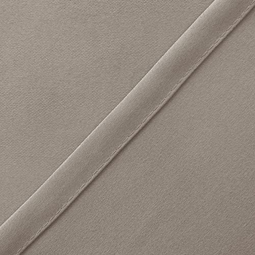 Hiasan Taupe Valance Curtains for Window 52 x 18 Inches 1 Panel - Image 3