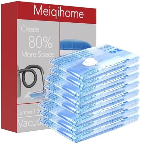 MEIQIHOME Vacuum Storage Bags, Space Saver Sealer Bags, Vacuum seal bags - Image 2