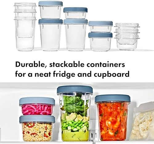 OXO Good Grips Twist & Stack Container – 5 oz – 3 Pack - Image 2