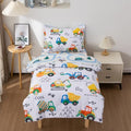 NTBED 4 Pieces Construction Toddler Bedding Set by NTBED