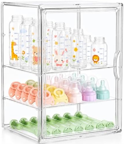 Baby Bottle Storage Organizer for Countertop Cabinet by Providinglifelongserviceforyourbetterlife